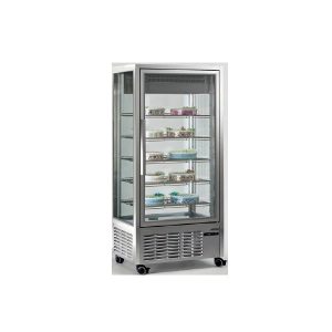 TECFRIGO DIVA 650BTV BIS Επαγγελματικά Ψυγεία Βιτρίνες Ζαχαροπλαστικής Συντήρησης & Κατάψυξης (Με 5 Ράφια) - 900x680x1910mm